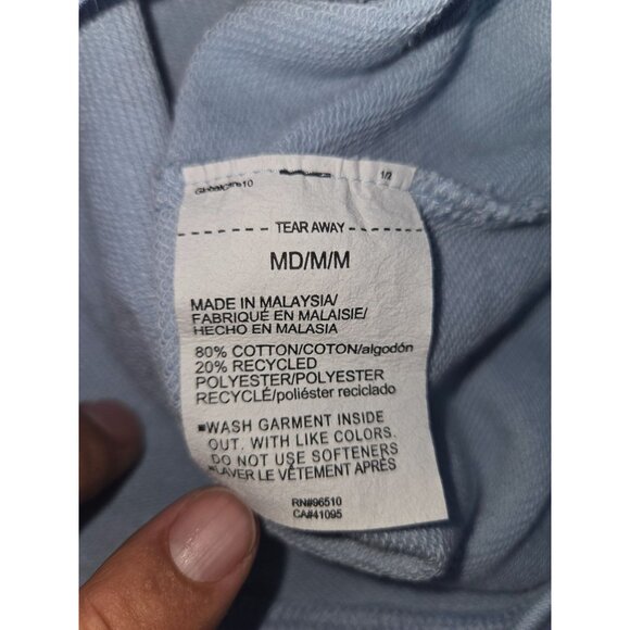 Under Armour Blue Mens Hoodie Medium Cotton Blend - Picture 5 of 6